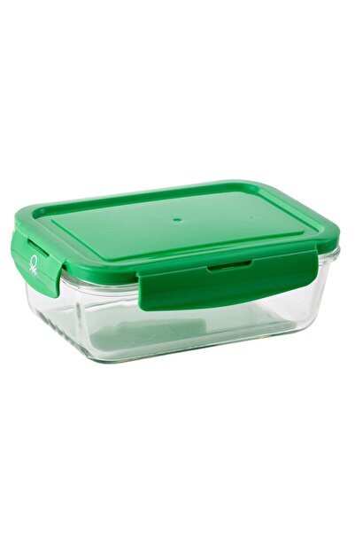 Benetton Δοχείο Τροφίμων Ορθογώνιο 20.21.0719 1860ML Γυάλινο Πράσινο
