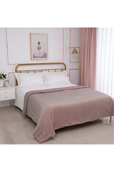 Silk Fashion Κουβέρτα σέρπα με κότλε (220εκ x 240εκ) κυκλαμένο -