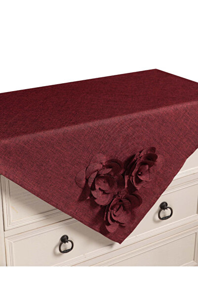 Silk Fashion Τραπεζομάντηλο 558 (130εκ x 130εκ) μπορντό