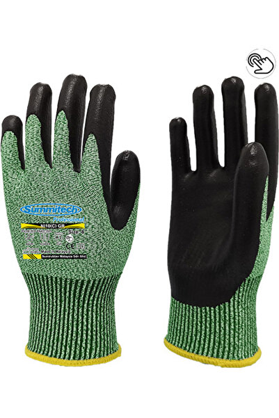 SUMMITECH Ni10(C) Foam Nitrile A3 Cut Resistant Gloves