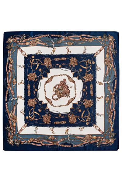 Silk Fashion Διακοσμητικό φουλάρι (65εκ x 65εκ) σχέδιο 17