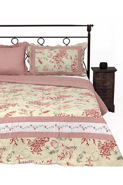 Silk Fashion Σετ κουβερτονιέρας (220εκ x 240εκ + 2 x 50εκ x 70εκ) 1017 ροζ
