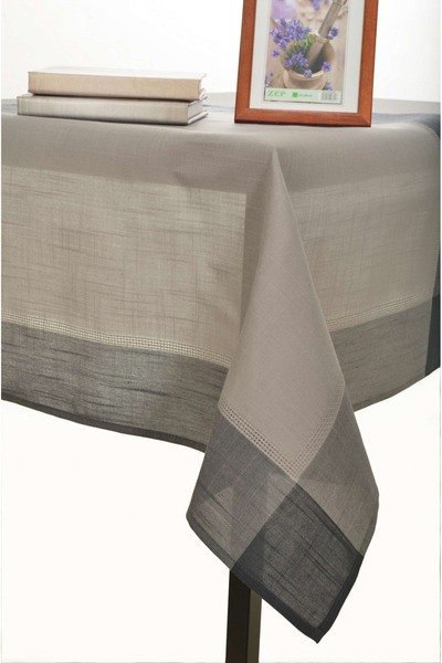 Silk Fashion Τραπεζομάντηλα nx031 (135cm x 175cm) σκούρο γκρι -