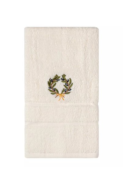 Silk Fashion Πετσέτα σώματος (70 εκ. x 140 εκ.) Εκρου με περίγραμμα