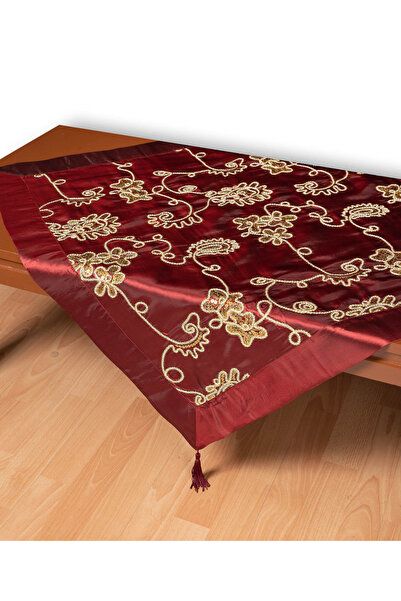 Silk Fashion Σατέν τετράγωνο 7710 (80εκ x 80εκ) μπορντό
