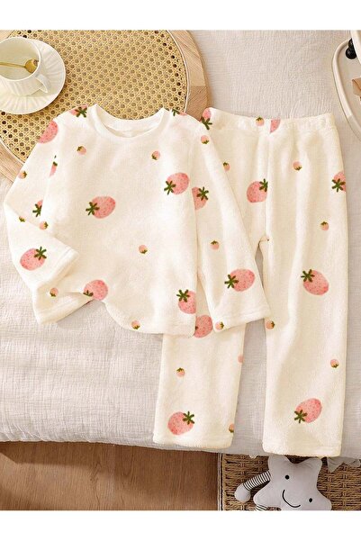 Sheya Set de pijamale, crem - 12-18 luni