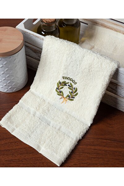 Silk Fashion Πετσέτα Σώματος (70εκ x 140εκ) Ιβουάρ με μπορντούρα RHODES -