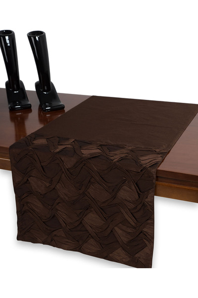 Silk Fashion Τραπεζομάντηλο (140cm X 140cm) 1018 καφέ -