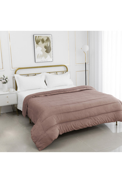 Silk Fashion Δαμασκηνό Καπιτονέ Πάπλωμα (220εκ x 240εκ) Κυκλάμενο