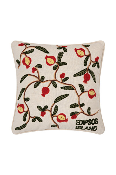 Silk Fashion ΜΑΞΙΛΑΡΟΘΗΚΗ (42cm x 42cm) υφαντή ρόδι AIDEPSOS -