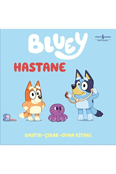 TÜRKİYE İŞ BANKASI KÜLTÜR YAYINLARI Bluey - Hastane - Bastır - Çıkar - Oyna K...