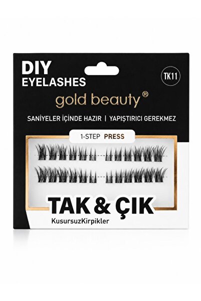 Gold Beauty Tak & Çık Kusursuz Kirpik TK11 Kendinden Yapışkanlı