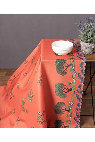 Silk Fashion Τραπεζομάντηλα (140εκ x 180εκ) mod2 πλακάκια κόκκινα
