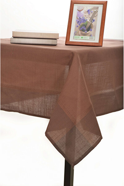 Silk Fashion τραπεζομάντηλα nx031 (160εκ x 300εκ) σκούρο καφέ