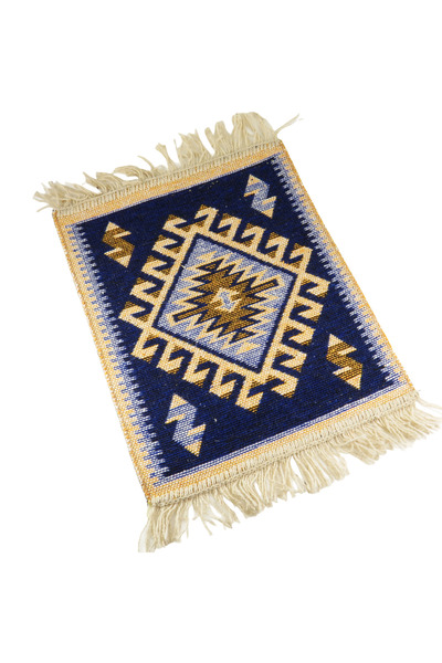 OEM Covor traditional romanesc din Bucovina, tesut manual, motive geometrice,...