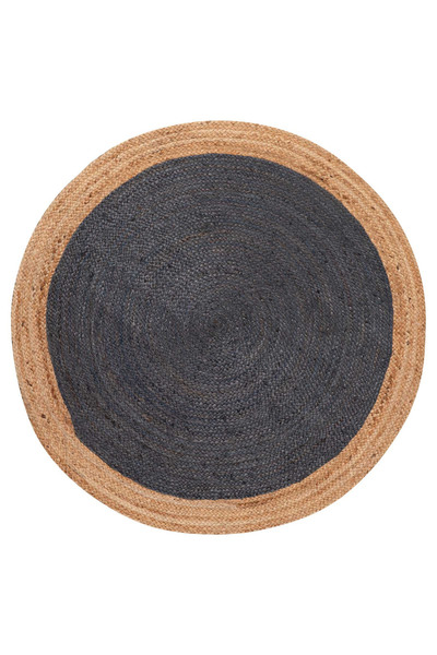 Silk Fashion Χαλί από γιούτα 1748 (120 εκ.) / σκούρο γκρι -