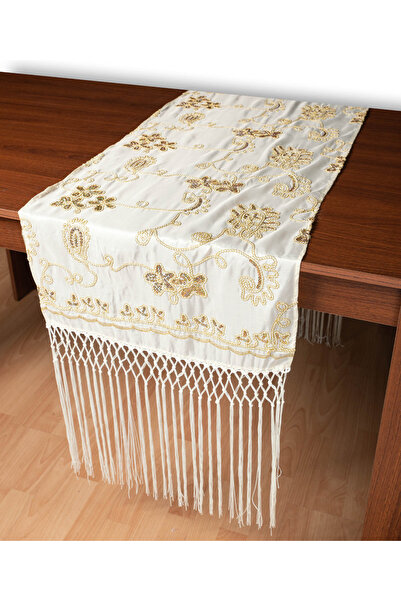 Silk Fashion Σατέν τραπεζομάντηλο 7710 (50cm x 210cm) ιβουάρ -