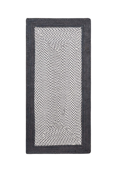 Silk Fashion Χαλί από γιούτα 1777 (70 εκ. x 160 εκ.) σκούρο γκρι