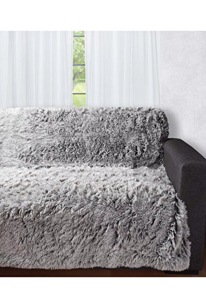 Silk Fashion Διακοσμητικό χνουδωτό ριχτάρι 5336 (145cm x 195cm) δίχρωμο/μαύρη...