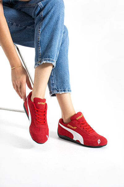 SEOUL SPORT SHOES Kadın Retro Sneaker Rahat Taban Bağcıklı Günlük Spor Ayakkabı