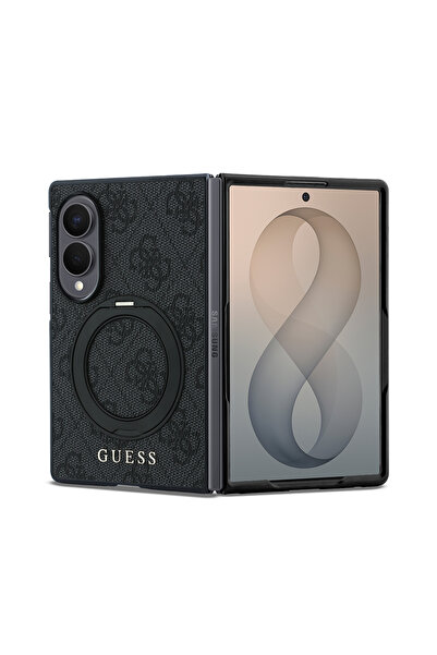 Guess Galaxy Z Fold 8 Uyumlu Kılıf Lisanslı M-safeli 360 Standlı PU Klasik Ya...