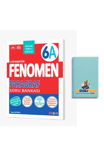 Fenomen Yayıncılık FENOMEN 6 PARAGRAF (A) SORU BANKASI ( DEFTER HEDİYE)
