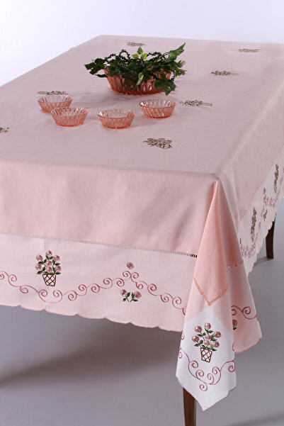 Silk Fashion Τραπεζομάντηλο 569b (170εκ x 270εκ) ροζ