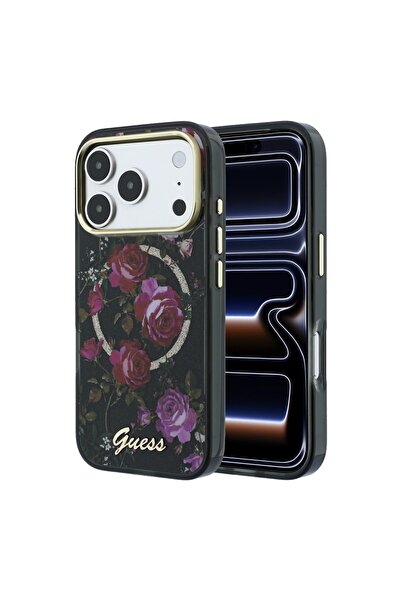 Guess Θήκη MagSafe για Apple iPhone 18 Pro / 17 Pro, Guess, IML Γκλίτερ Ανθισ...