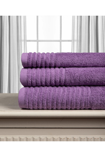 Silk Fashion Βαμβακερή πετσέτα ERATO 600gsm (40εκ x 60εκ) Λιλά
