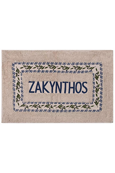 Silk Fashion Χαλάκι ελαιόλαδο Ζακύνθος (50εκ x 80εκ) μπλε