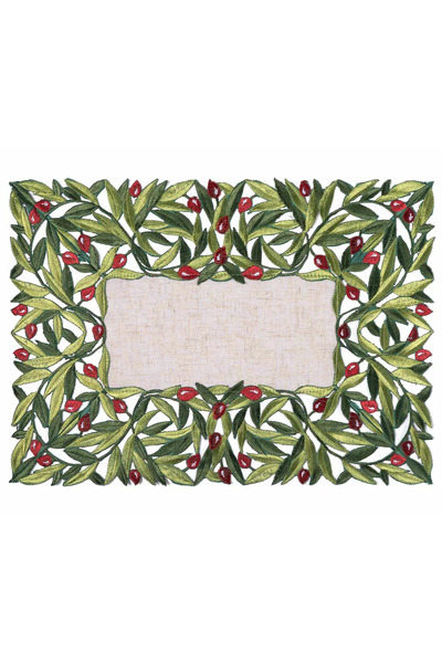 Silk Fashion Σουπλά 2353 (35cm x 50cm) κόκκινο ελιά