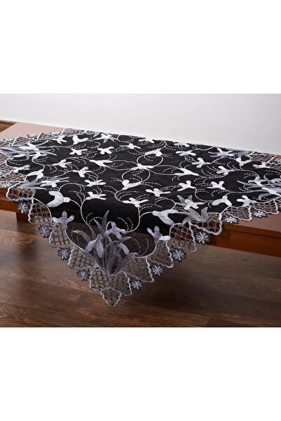 Silk Fashion Τετράγωνο (85εκ x 85εκ) 8215 Μαύρο