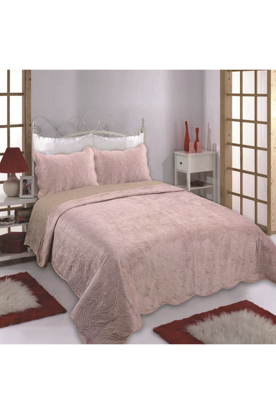 Silk Fashion Κουβερλί Υπέραπαλο NX2212 (160εκ x 220εκ + 1 x 50εκ x 70εκ) Ροζ -