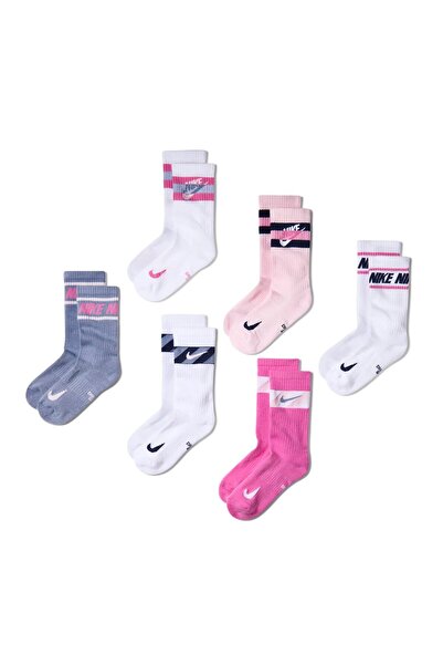 Nike Set de 6 perechi de șosete înalte JR, căptușite, pentru uz zilnic