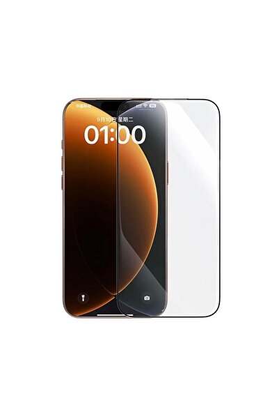 Baseus Crystalline Yansıma Önleyici Full Kaplama HD Cam Ekran Koruyucu İphone...