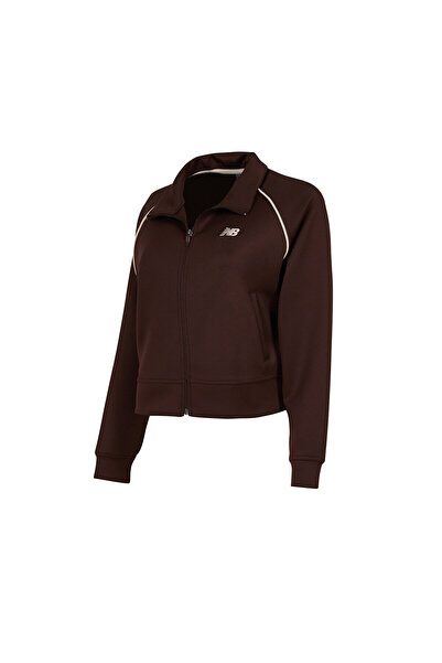 New Balance Wnj3626 Brown Women's Sweatshirt