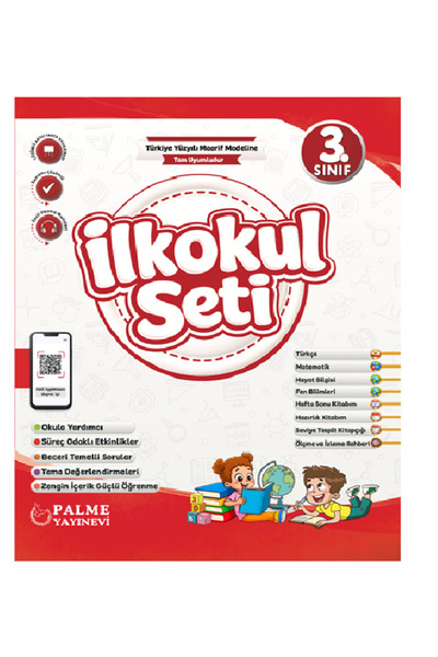 Palme Yayınevi 3.Sınıf İlkokul Seti (Maarif Model)