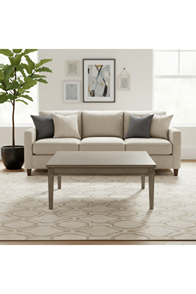 A.R.T. Furnishings طاولة قهوة مربعة من الكوارتز من هاربر