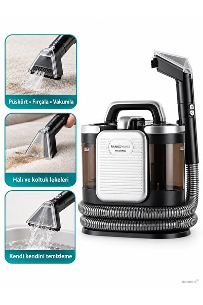 Fakir 450 W Koltuk ve Halı Yıkama Makinesi, Sıvı Püskürtme ve Islak Vakumlama...