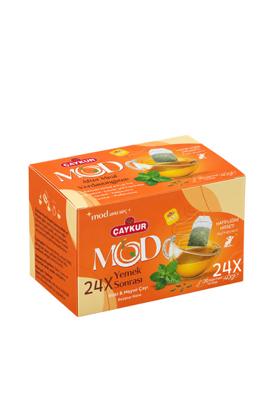 Çaykur Mod after Meal Cup Tea Bags 2X20 40Gr. Pack of Twenty-Four