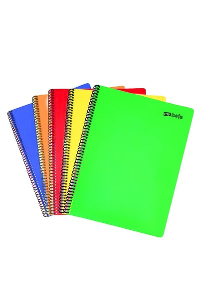 Mynote Notebook A4 Flex Neo Spiral Notebook 140Yp Lined 2Pcs