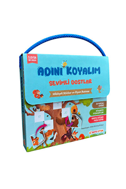 Bi Kutu Oyun Adını Koyalım – Sevimli Dostlar (Hikayeli Sticker ve Oyun Kutusu...