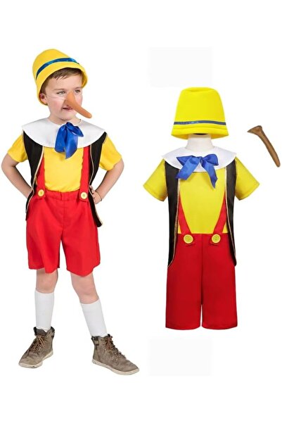 UKR Pinocchio Costume Book Character Outfit 8 9 10 11 12 13 Year Old Storyboo...