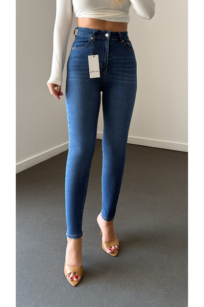 Narferita Nrf Toparlayıcı Extra Yüksek Bel Full Likralı Skinny Jeans