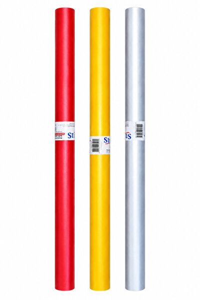 Genel Markalar 3 RENK ŞEFFAF RULO DEFTER KİTAP KAPLAMASI 40x200cm 2 METRE
