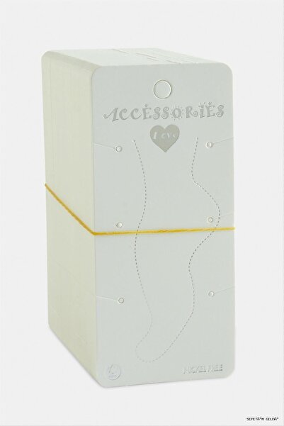ZERO LAND Spt-Gld Vertical Halhal Card 100 (145204) Pieces White