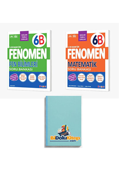 Fenomen Yayıncılık FENOMEN 6 FEN BİLİMLERİ (B) - MATEMATİK (B) SORU BANKASI (...