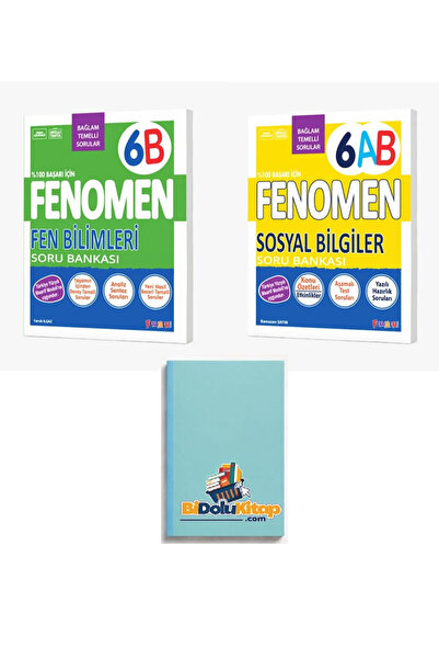 Fenomen Yayıncılık FENOMEN 6 FEN BİLİMLERİ (B) - SOSYAL BİLGİLER (AB) SORU BA...