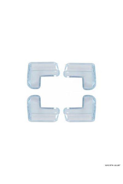 ZERO LAND Spt-Gld Furniture Corner Protector Set of 4 Transparent Table Edge ...