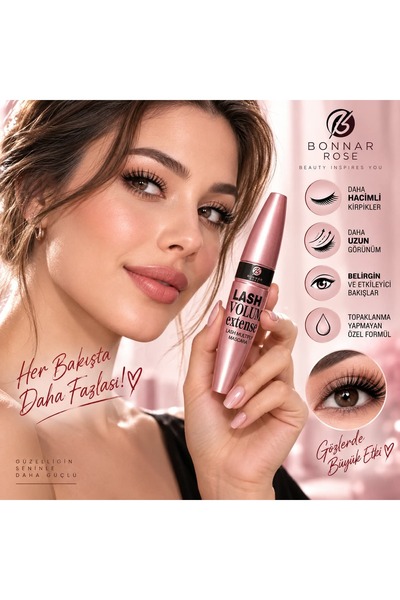 Generic Brand ماسكارا لاش فوليوم إكستنس – ماسكارا سوداء ذات تأثير لتكثيف وتطو...